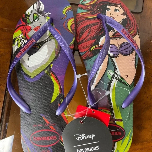 Disney Shoes Disney Havanias Little Mermaid Flip Flops Poshmark